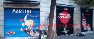 graffitis persianas Barcelona
